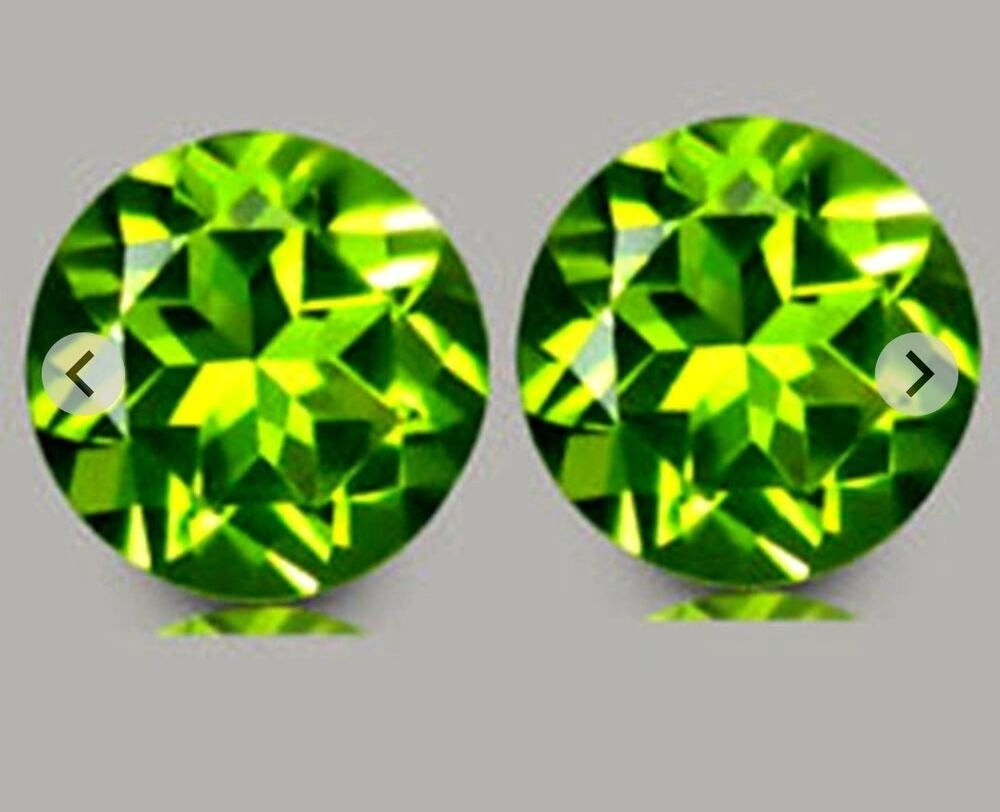 Pretty 3 Carat Pakistani Peridot Pair!!